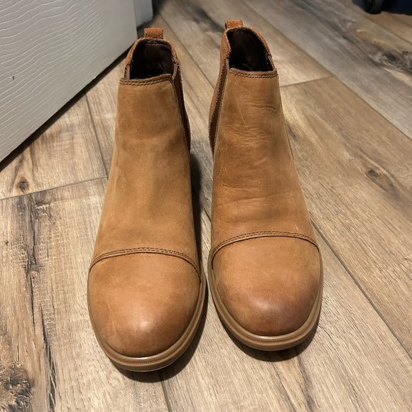 NWT SOREL Evie II Wedge Chelsea Boot/Brown - Picture 12 of 13